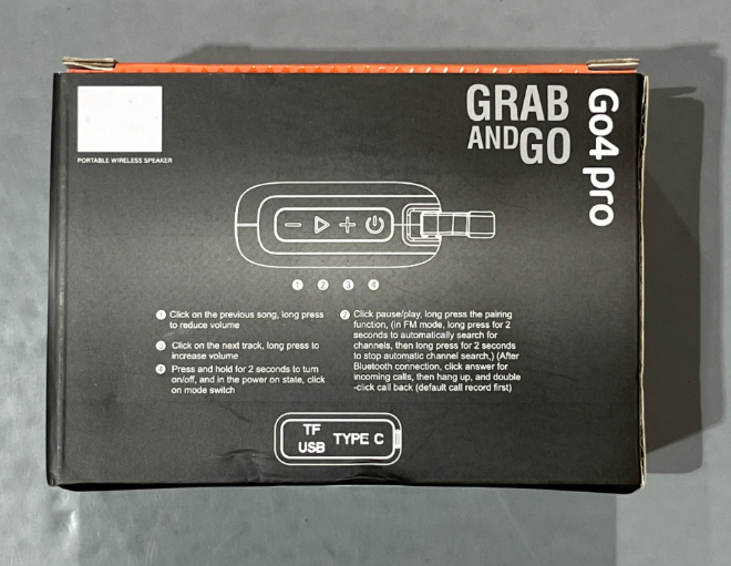 Coluna Portátil GO4 PRO