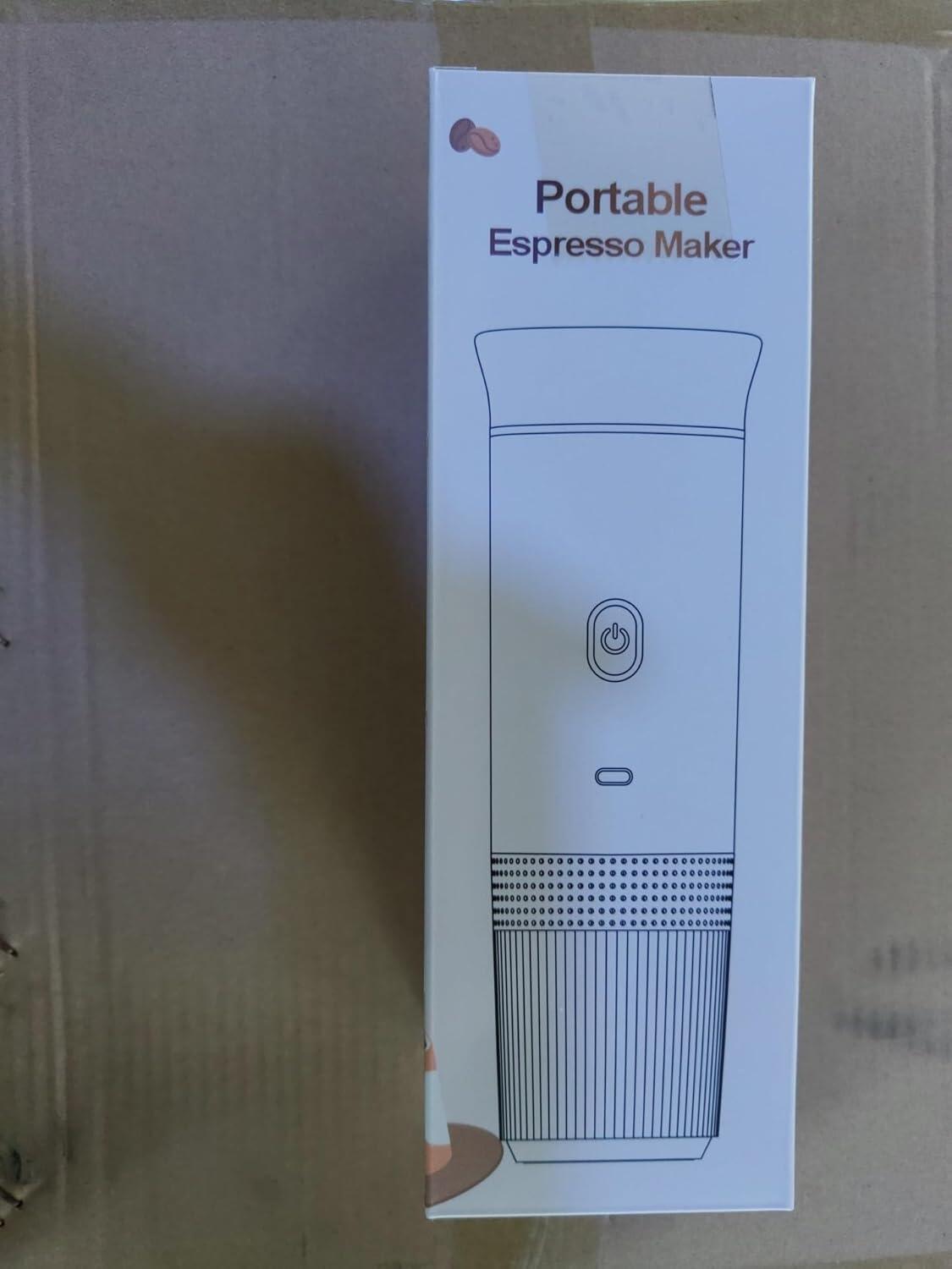 Cafeteira Portátil 3 em 1 – Máquina de Café Espresso Compacta e Recarregavel para Cápsulas