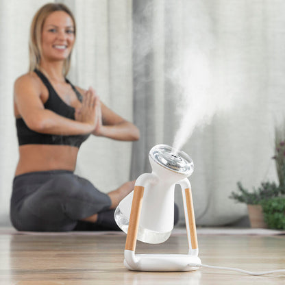 Humidificador, Difusor de Aromas e Carregador Sem Fios 3 em 1
