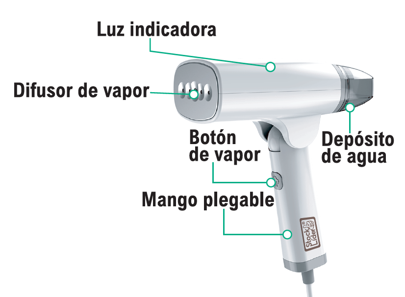 Ferro de vapor vertical