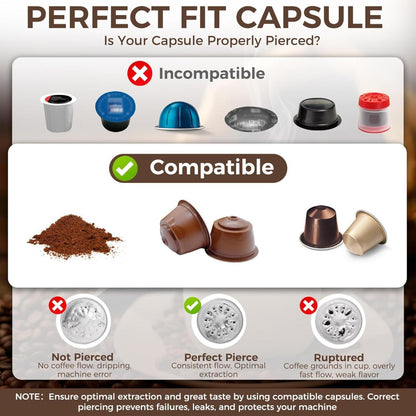 Cafeteira Portátil 3 em 1 – Máquina de Café Espresso Compacta e Recarregavel para Cápsulas