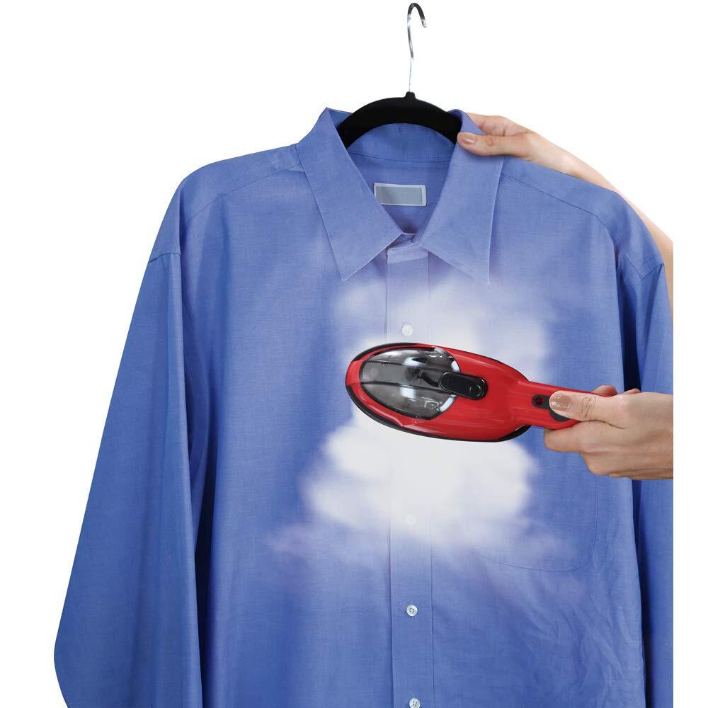 Prancha de mão a vapor que elimina maus odores e bacterias.