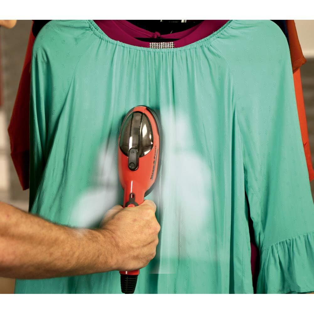 Prancha de mão a vapor que elimina maus odores e bacterias.