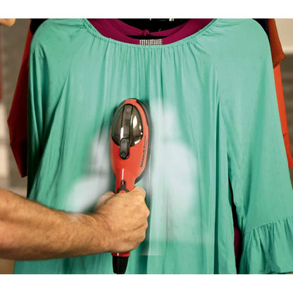 Prancha de mão a vapor que elimina maus odores e bacterias.